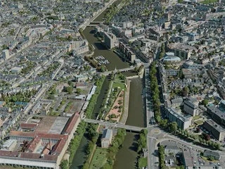 Le Mans City, France (2021) 3D Model