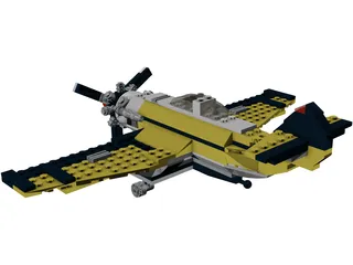 Lego Airplane 3D Model