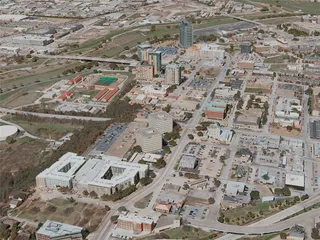 Fort Worth City, USA (2021) 3D Model