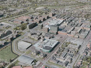 Hoofddorp City, Netherlands (2021) 3D Model