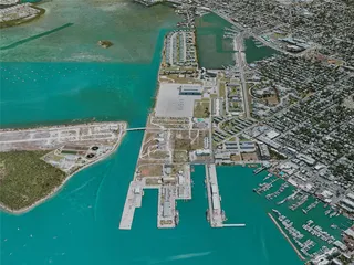 Key West City, USA (2021) 3D Model