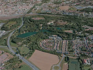 Lens City, France (2021) 3D Model