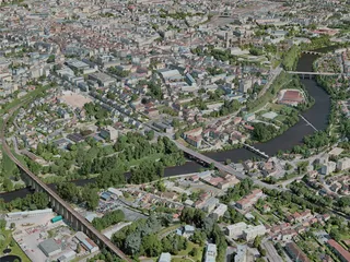 Limoges City, France (2021) 3D Model