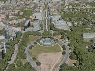 Mannheim City, Germany (2021) 3D Model