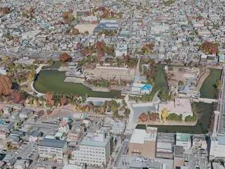 Matsumoto City, Japan (2021) 3D Model