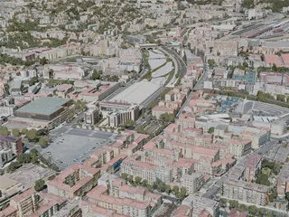 Nice City, France (2021) 3D Model