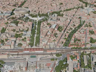 Nimes City, France (2021) 3D Model