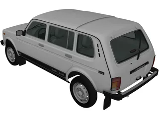 VAZ-2123 (2012) 3D Model