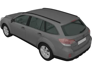 Subaru Outback (2010) 3D Model