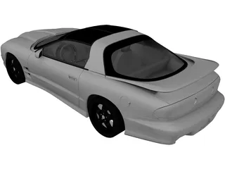 Pontiac Firebird Trans Am WS6 (2002) 3D Model