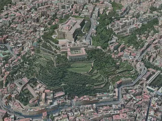 Naples (Napoli) City, Italy (2021) 3D Model