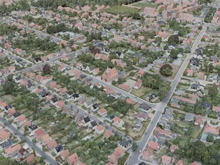 Odense City, Denmark (2021) 3D Model