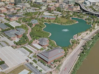 Omaha City, USA (2021) 3D Model