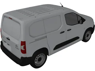 Citroen Berlingo Van SWB (2021) 3D Model