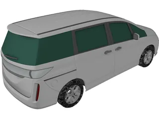 Mazda Biante (2012) 3D Model