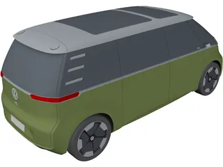 Volkswagen ID.Buzz Concept (2020) 3D Model