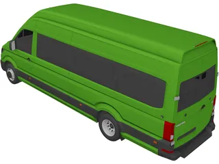 Volkswagen Crafter Passenger Van (2018) 3D Model