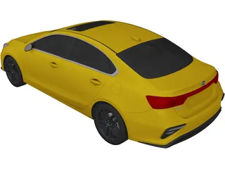 Kia Forte (2019) 3D Model