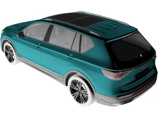 Seat Tarraco (2019) 3D Model