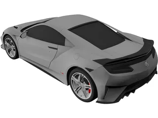 Acura NSX Type S (2022) 3D Model