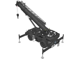 Manitiwoc GRT810 Crane 3D Model