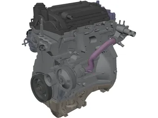 Honda Civic L15B7 Engine 3D Model