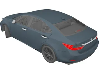 Lexus ES350 (2016) 3D Model