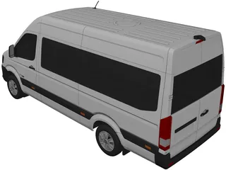 Hyundai H350 Passenger Van (2014) 3D Model