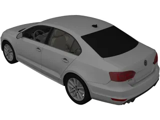 Volkswagen Jetta (2012) 3D Model