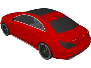 Mercedes-Benz CLA 45 AMG (2013) 3D Model