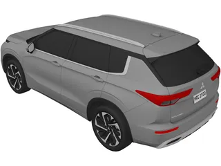 Mitsubishi Outlander (2022) 3D Model