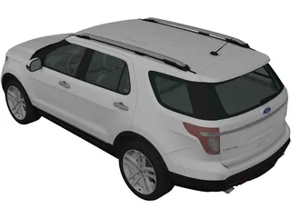 Ford Explorer (2011) 3D Model