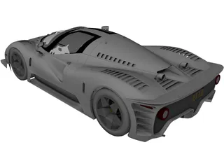 Ferrari P4/5 (2006) 3D Model