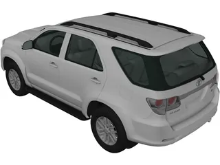 Toyota Fortuner (2012) 3D Model