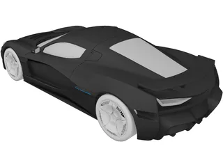 Rimac Nevera (2021) 3D Model