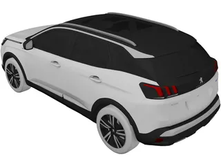 Peugeot 3008 (2021) 3D Model