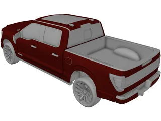 Ford F150 Limited (2021) 3D Model