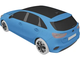 Kia Ceed Hatchback (2019) 3D Model