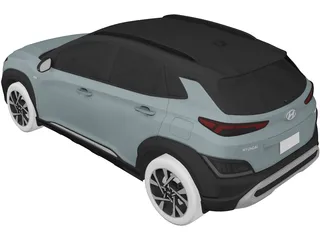 Hyundai Kona (2022) 3D Model