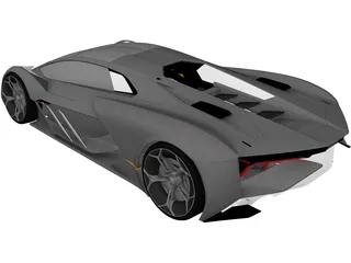 Lamborghini Terzo Millennio (2019) 3D Model