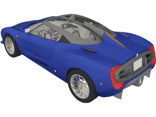 Spyker C12 Zagato 3D Model