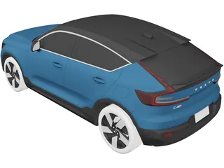 Volvo C40 (2022) 3D Model