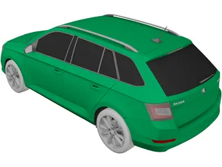 Skoda Fabia Combi (2019) 3D Model