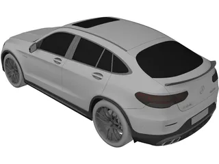 Mercedes-Benz GLC63S AMG Coupe (2020) 3D Model