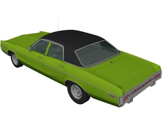 Dodge Polara (1970) 3D Model