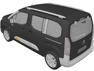 Citroen Berlingo (2019) 3D Model