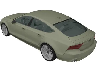 Audi A7 Sportback (2011) 3D Model