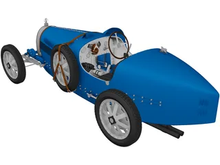 Bugatti Type 35 3D Model