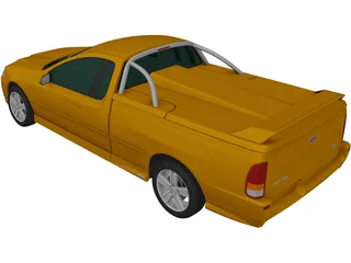 Ford Falcon BF Ute XR8 (2006) 3D Model