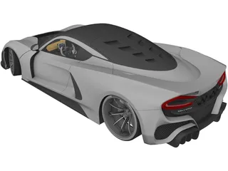 Hennesey Venom F5 (2022) 3D Model